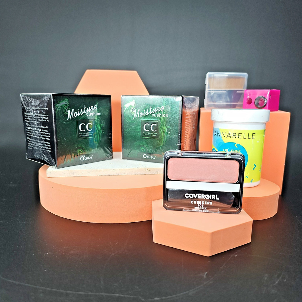 Makeup Bundle –  2 CC Cream + Blush + Sharpener + Makeup Remover